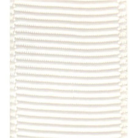 PAPILION Papilion R07420538002850YD 1.5 in. Grosgrain Ribbon 50 Yards - Antique White R07420538002850YD